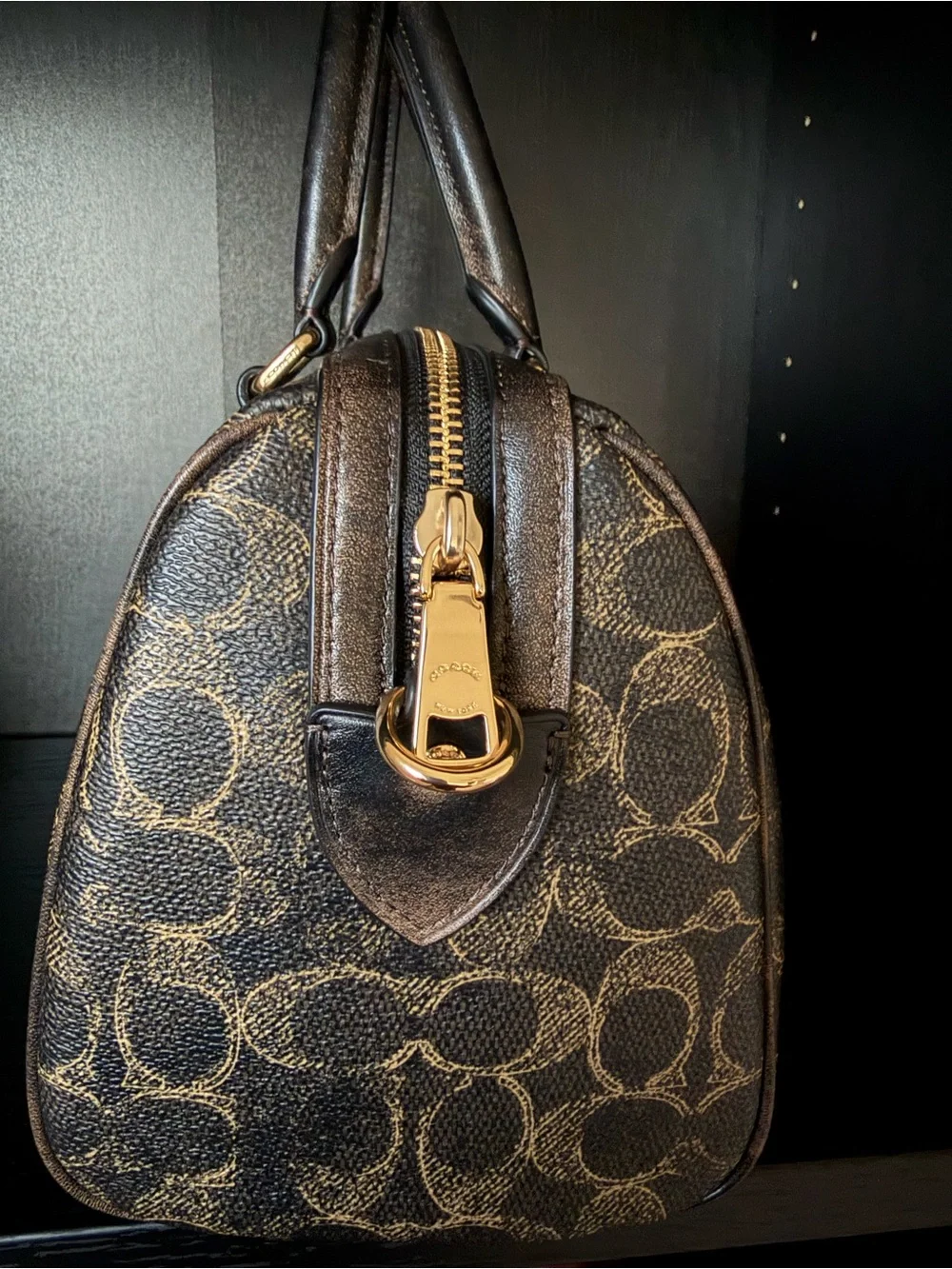 COACH Medium Rowan in Loved Signature Canvas